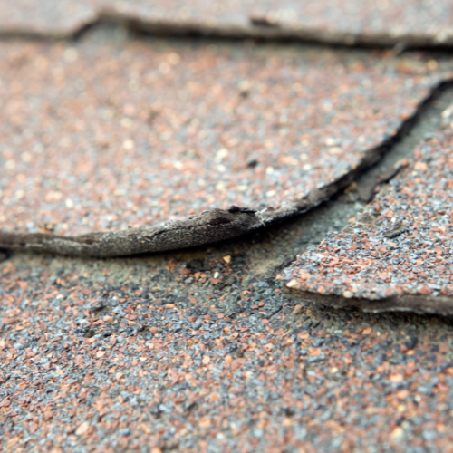 lifted roof shingles after storm damage virginia
